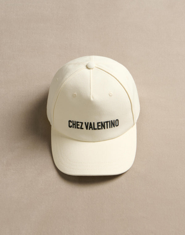Cappello Baseball Chez Valentino In Cotone