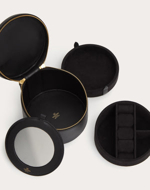 Mini Vanity Porta Gioielli Vlogo Signature In Vitello