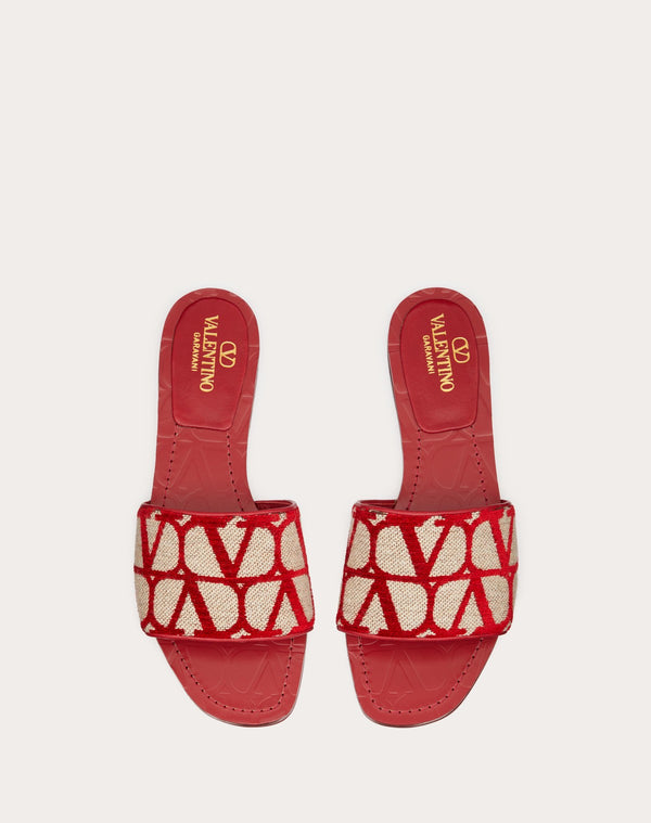Sandalo Slide In Toile Iconographe 