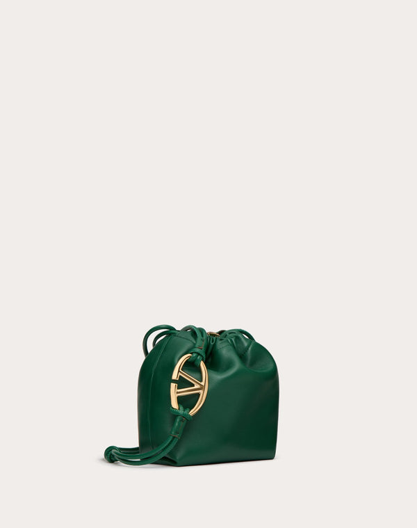 Mini Borsa A Sacchetto Vlogo Pouf In Nappa