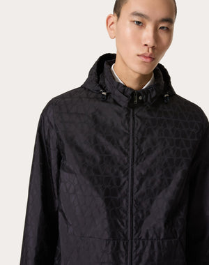 Giacca A Vento In Nylon Con Motivo Toile Iconographe