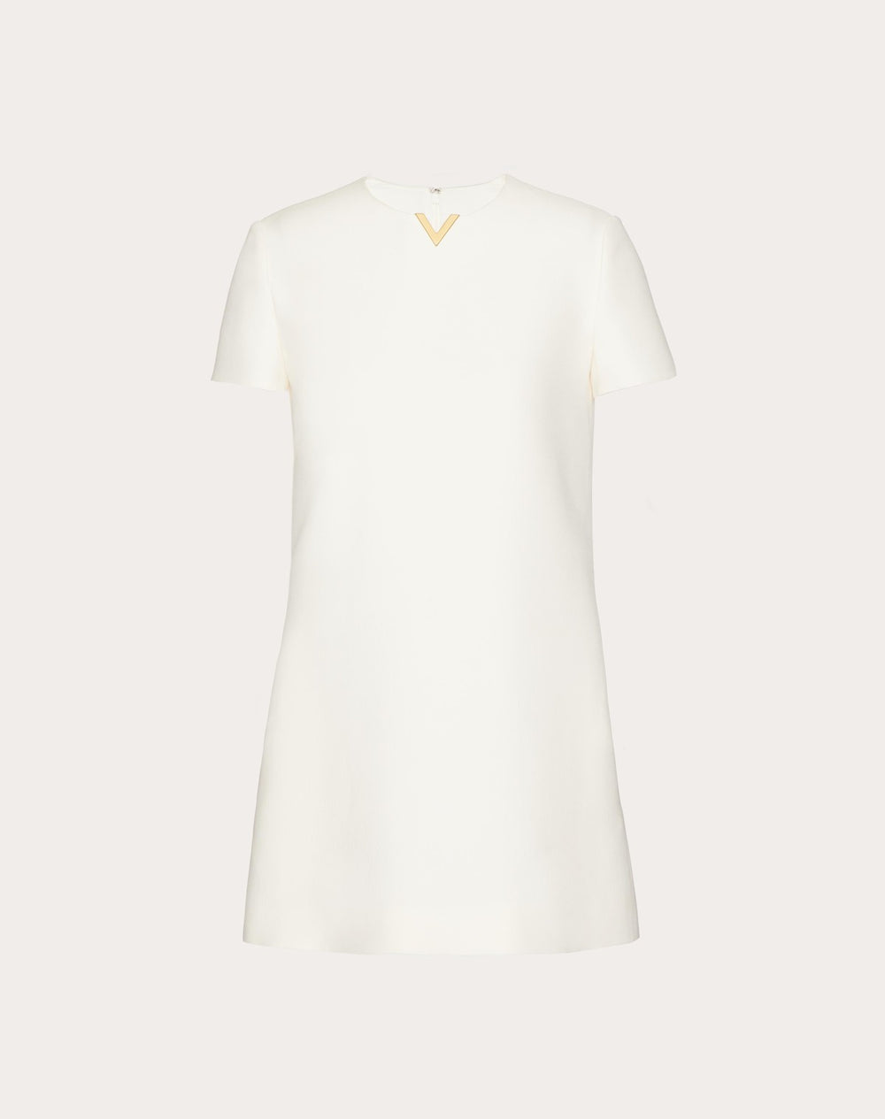 Abito Corto In Crepe Couture 