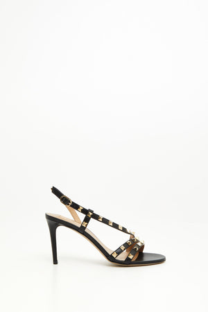 SANDALO ROCKSTUD IN VITELLO 85MM