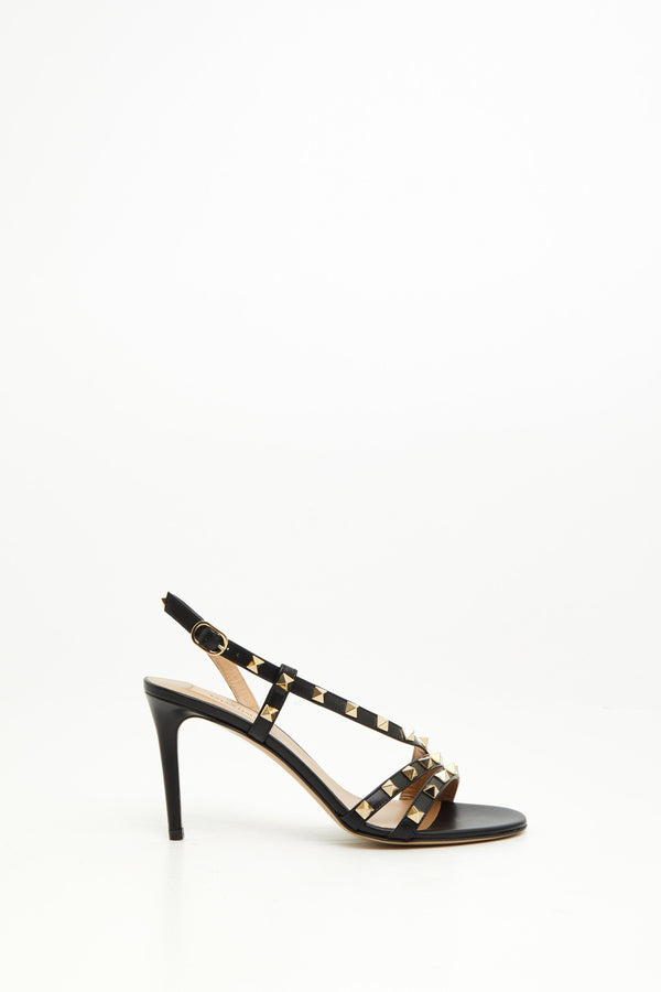 SANDALO ROCKSTUD IN VITELLO 85MM