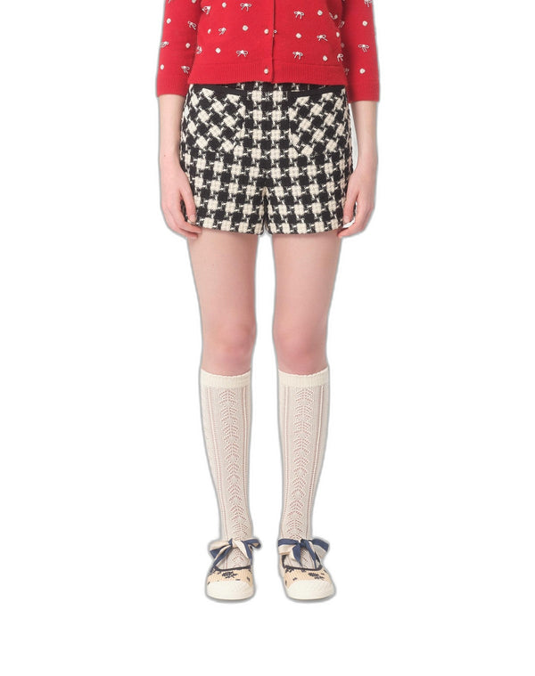 Shorts In Damier Light Tweed 