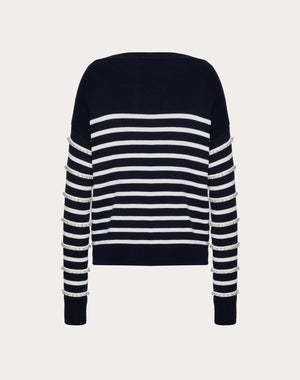 Maglia In Lana Ricamato