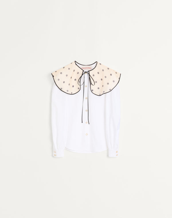 Camicia in Cotton Popeline