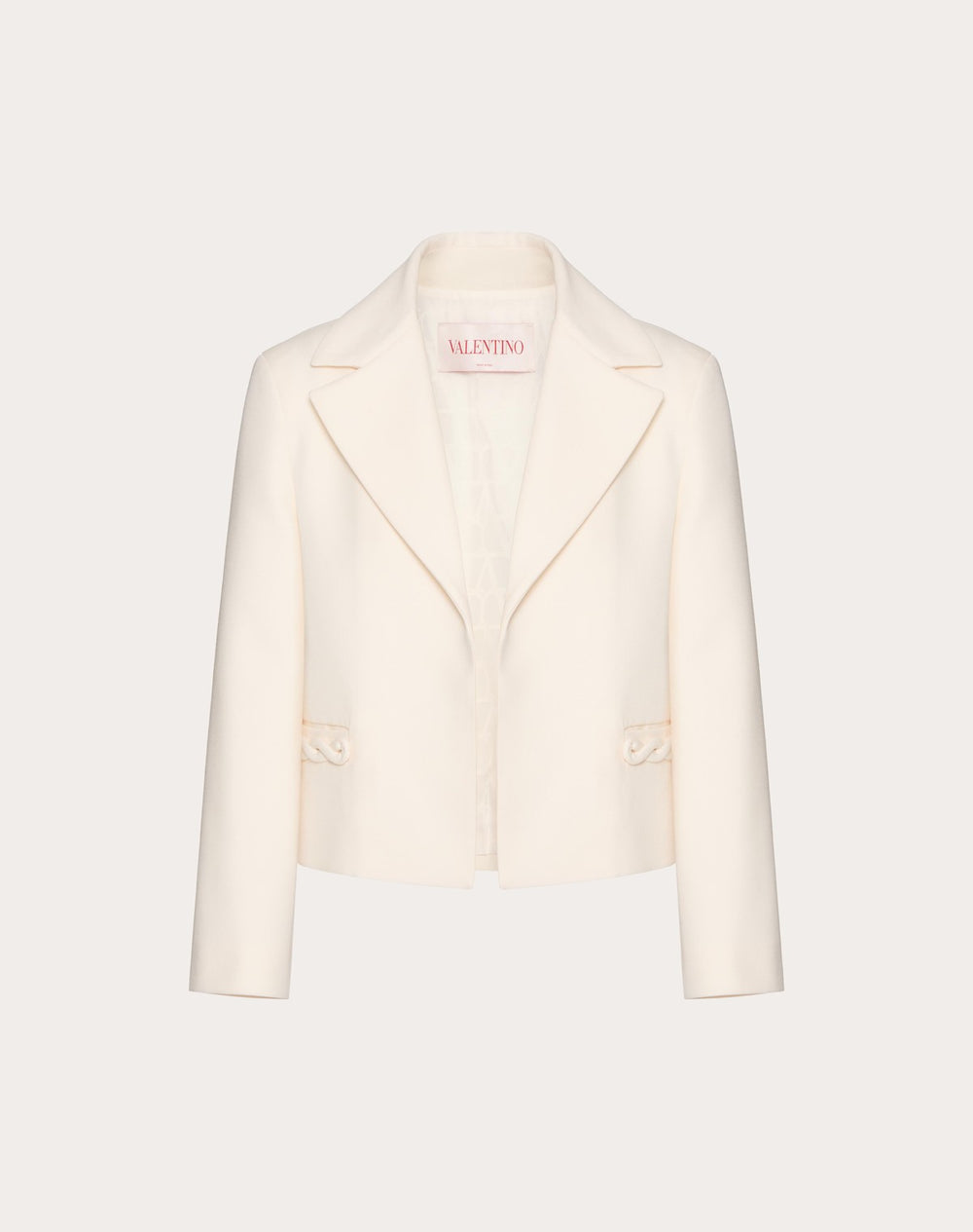 Giacca In Crepe Couture 