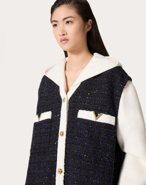 Gilet In Glaze Tweed 