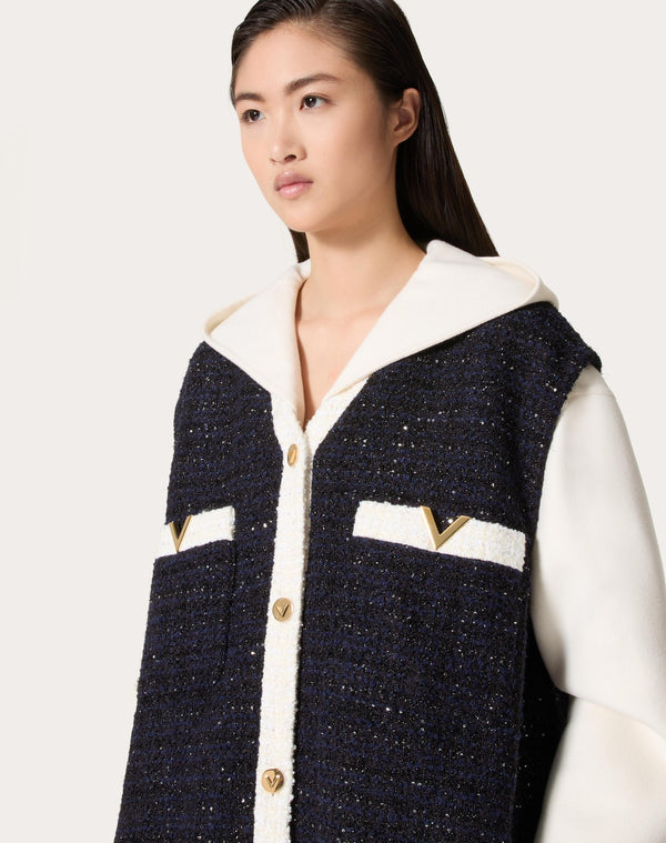 Gilet In Glaze Tweed 