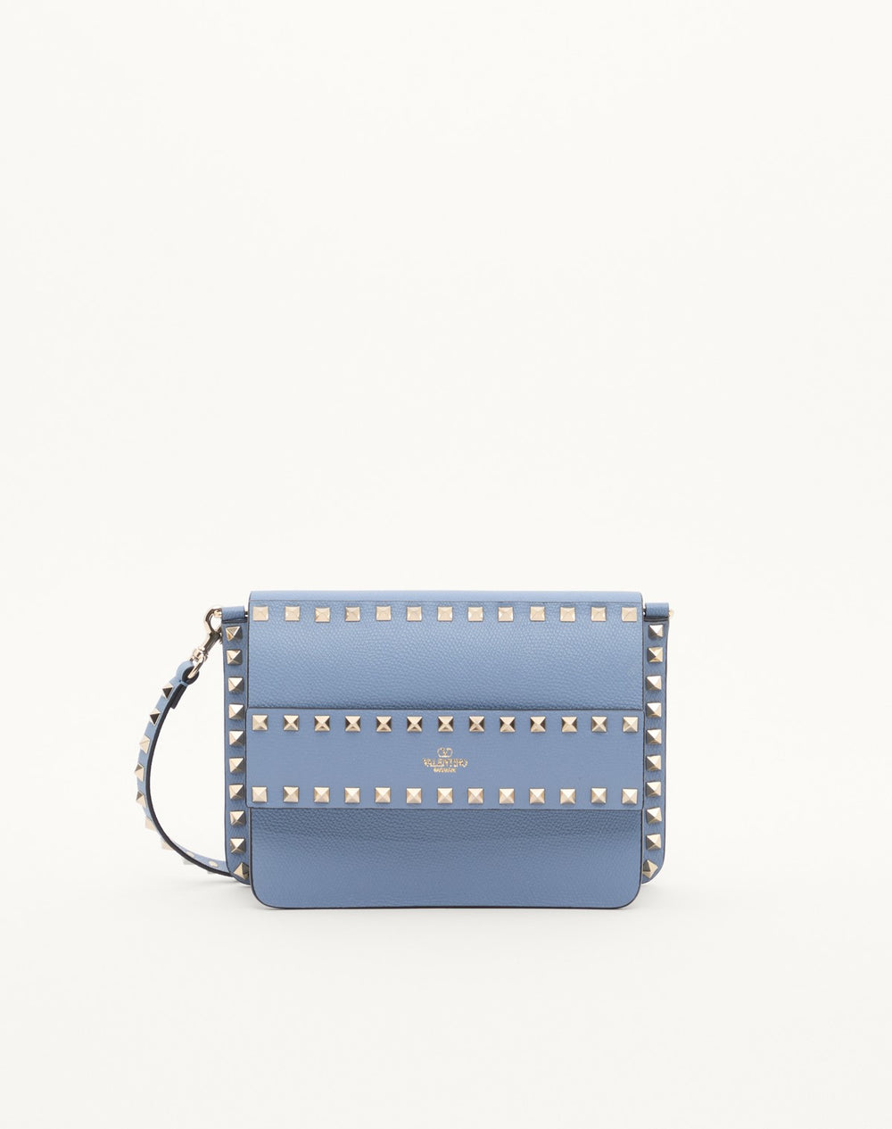 BORSA PICCOLA A TRACOLLA ROCKSTUD IN VITELLO GRANATO