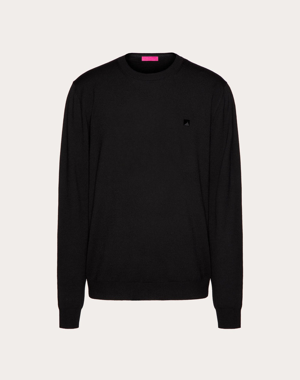 Maglione Girocollo In Lana Con Dettaglio Borchia