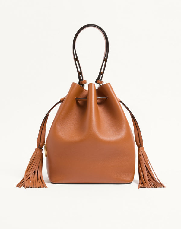 Borsa A Secchiello Media Valentino Garavani So Seau In Pelle