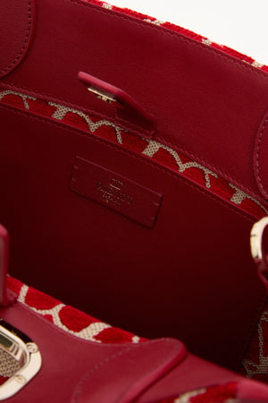 Borsa Media A Mano Vlogo Signature Toile Iconographe