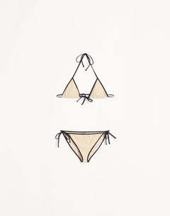 Bikini In Lycra Jacquard Toute La V 