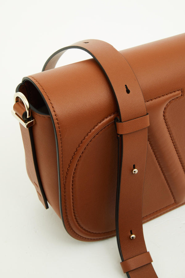 BORSA PICCOLA A TRACOLLA VLOGO WALK IN VITELLO