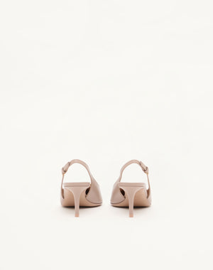 DÉCOLLETÉ SLINGBACK VLOGO THE BOLD EDITION IN VITELLO 60MM