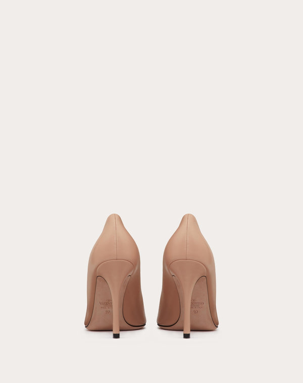 Décolleté One Stud In Nappa Con Borchia Con Cristalli 100Mm