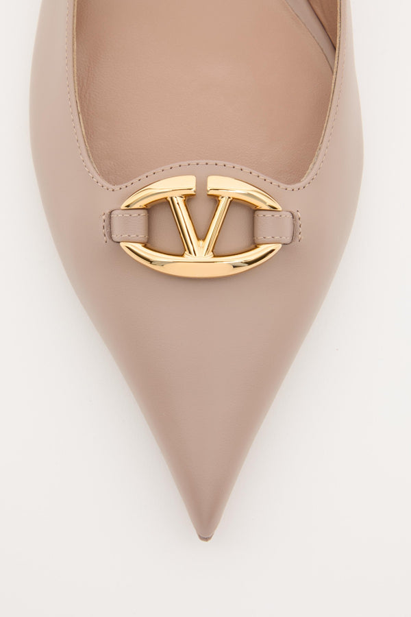 BALLERINA SLINGBACK VLOGO THE BOLD EDITION IN VITELLO 20MM