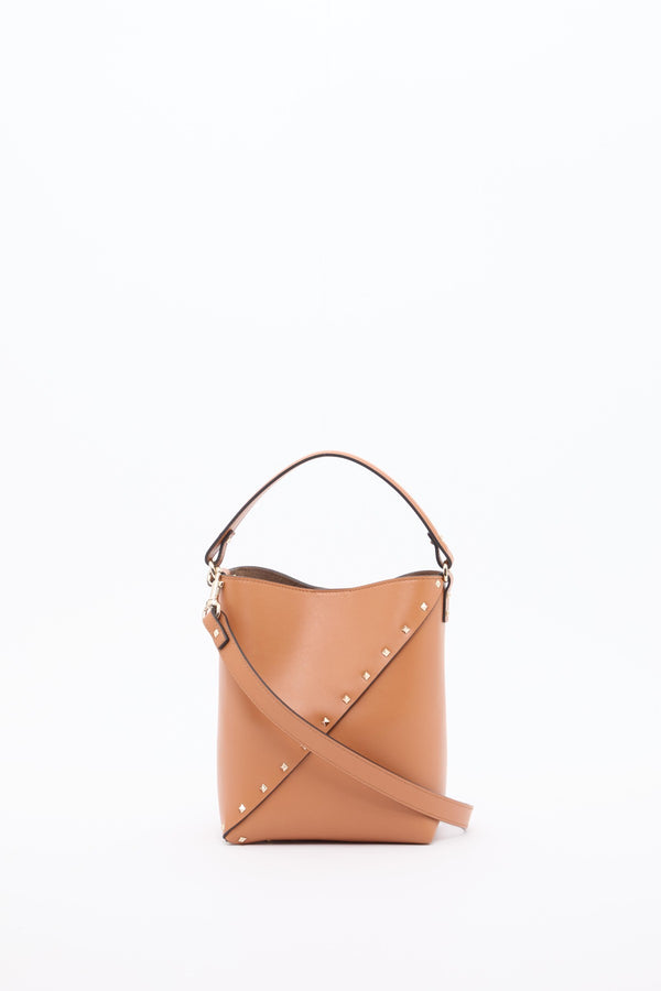 BORSA A SECCHIELLO VALENTINO GARAVANI ROCKSTUD WISPY IN VITELLO