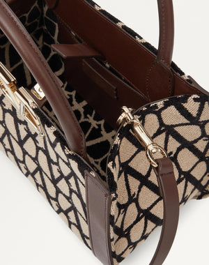 Borsa Piccola A Mano Vlogo Signature Toile Iconographe