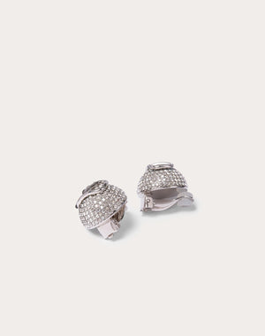Orecchini Vlogo Signature In Metallo E Cristalli Swarovski®