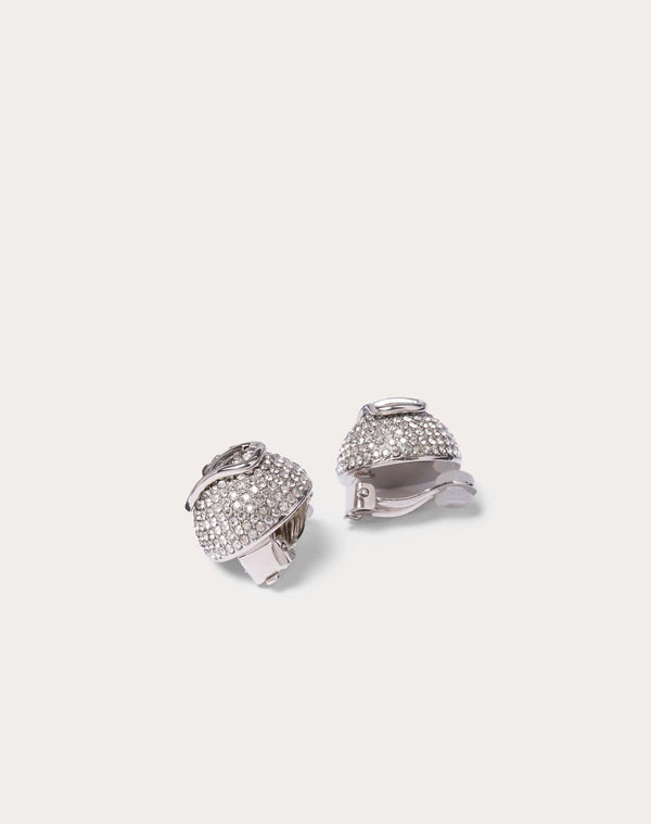 Orecchini Vlogo Signature In Metallo E Cristalli Swarovski®