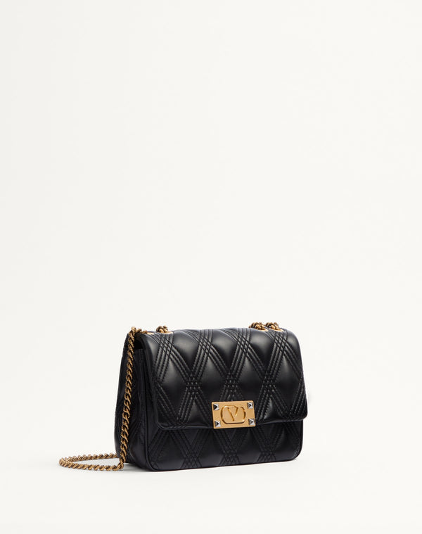 Borsa A Spalla Media Valentino Garavani Quiltie 67 In Nappa Trapuntata
