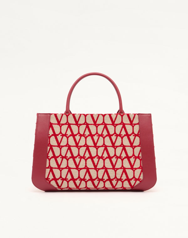 Borsa Media A Mano Vlogo Signature Toile Iconographe