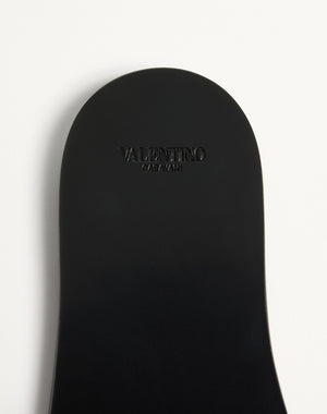 Sandalo Slide Viva Superstar In Rafia Con Ricamo Crochet 