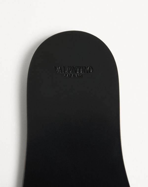 Sandalo Slide Viva Superstar In Rafia Con Ricamo Crochet 