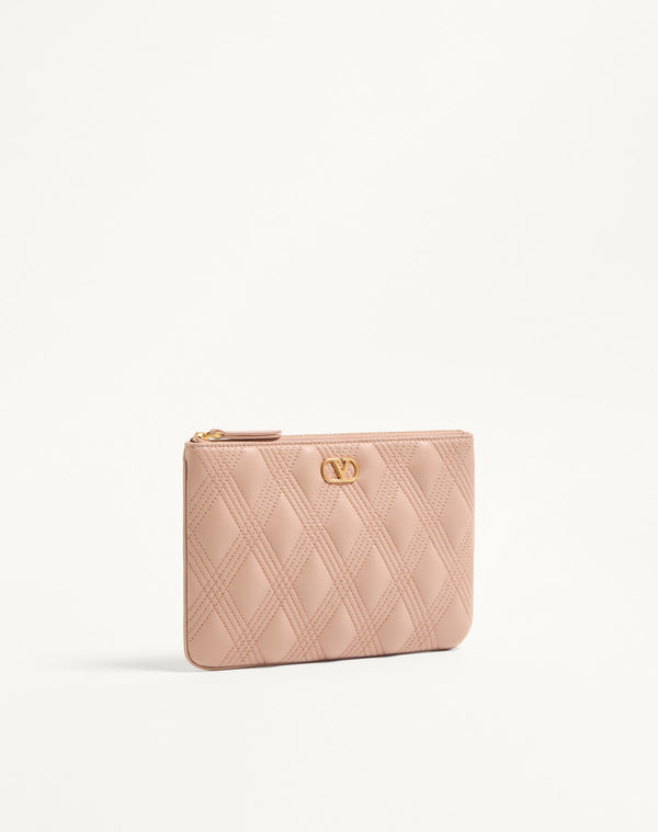 Pochette Valentino Garavani Quiltie 67 In Nappa Trapuntata