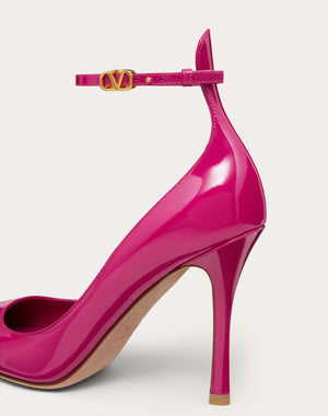 Décolleté Valentino Garavani Tan-Go In Vernice 100Mm