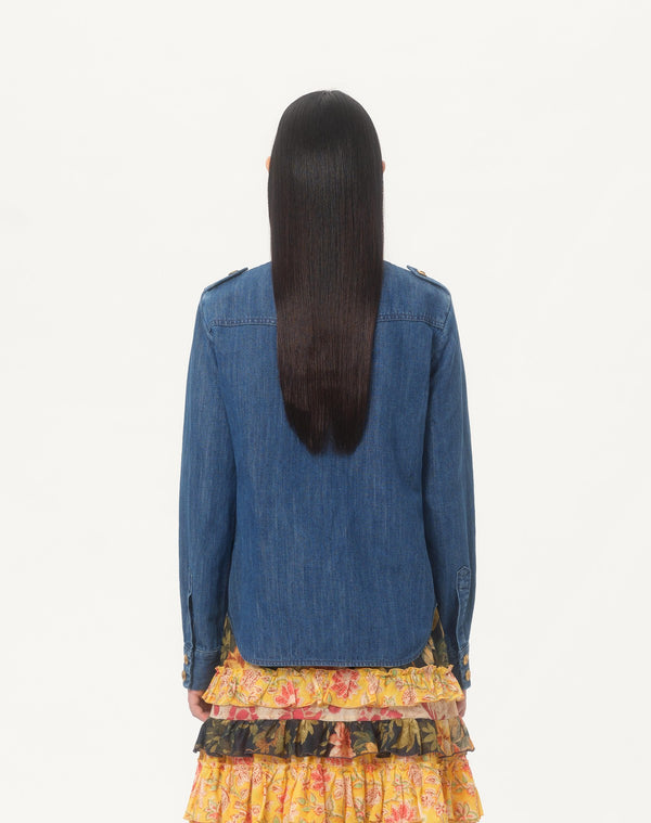 Camicia In Denim Leggero 