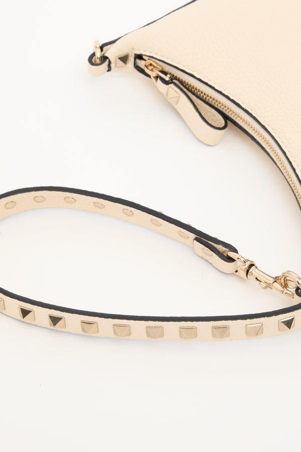 MINI HOBO ROCKSTUD IN VITELLO GRANATO