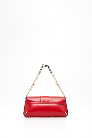 BORSA A SPALLA ROCKSTUD IN VITELLO