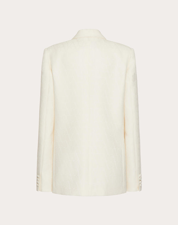 Blazer In Crepe Couture Toile Iconographe 