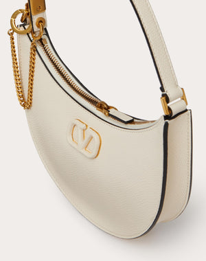Mini Hobo Vlogo Signature In Vitello Granato