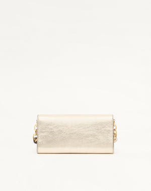 Portafoglio Con Tracolla Vlogo The Bold Edition In Vitello Laminato