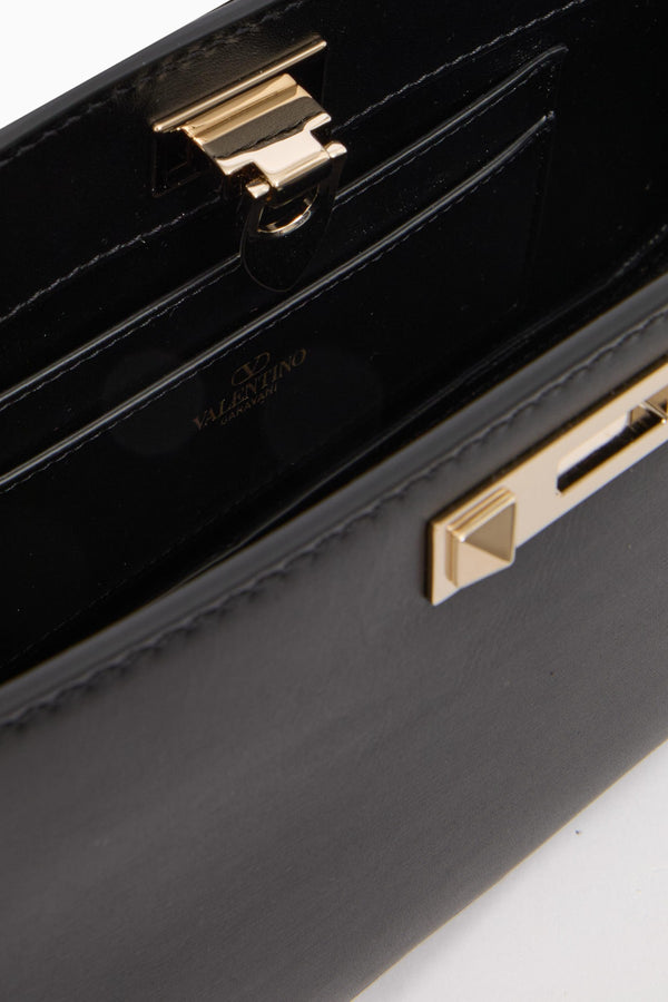 BORSA PICCOLA A TRACOLLA ROCKSTUD FIERCE IN VITELLO