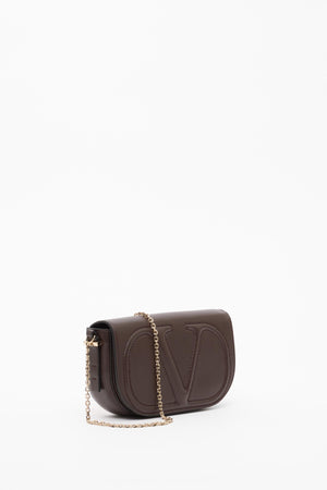 POUCH CON CATENA VLOGO WALK IN NAPPA