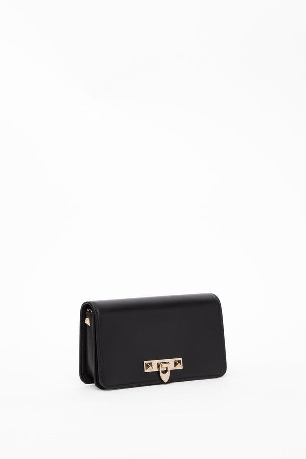 POUCH CON CATENA ROCKSTUD FIERCE IN VITELLO 