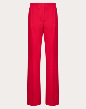 Pantaloni In Crepe Couture 