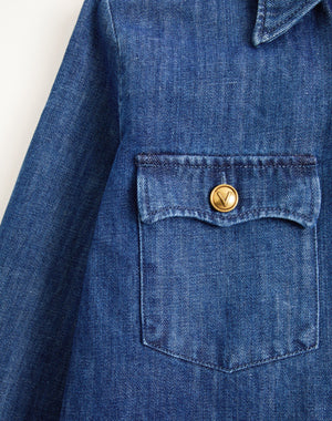 Camicia In Denim Leggero 