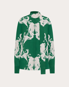 Camicia In Crepe De Chine Metamorphos Siren Small 