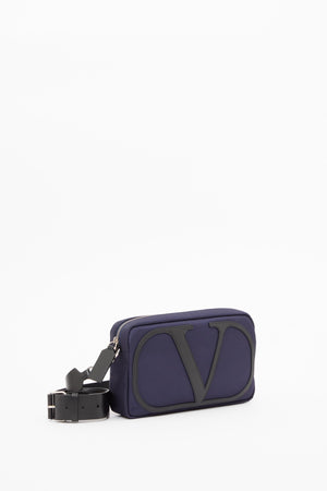 BORSA A TRACOLLA VLOGO SIGNATURE XL IN NYLON CON VLOGO IN PELLE