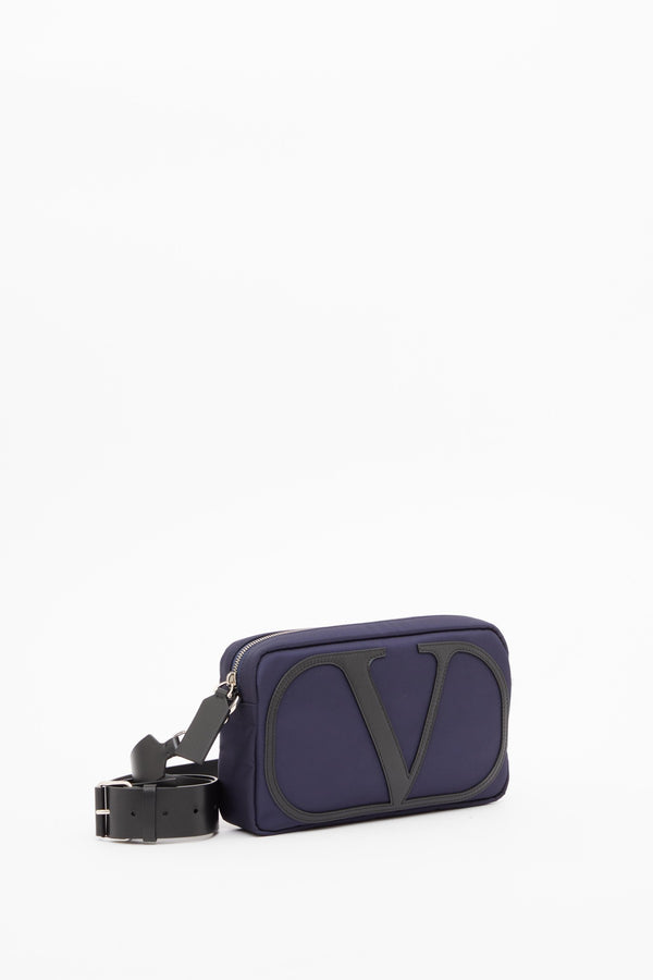 BORSA A TRACOLLA VLOGO SIGNATURE XL IN NYLON CON VLOGO IN PELLE