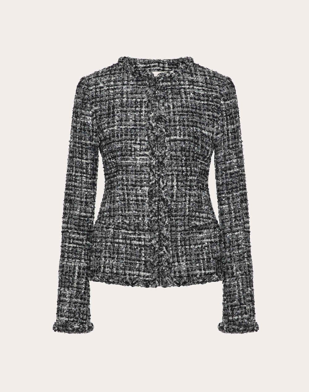 Giacca In Tweed Melange 