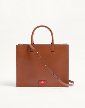 BORSA SHOPPING VLOGO WALK IN VITELLO