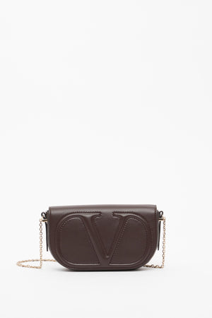 POUCH CON CATENA VLOGO WALK IN NAPPA